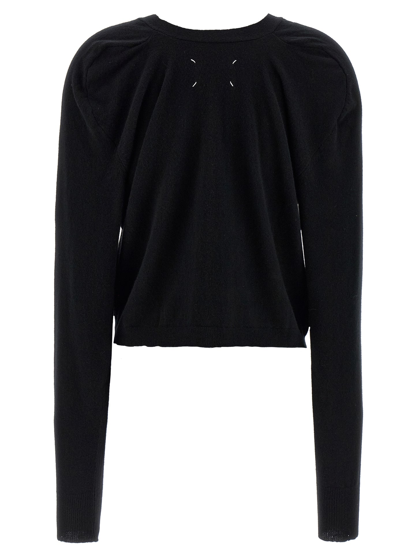 Maison Margiela Black Wool Cardigan