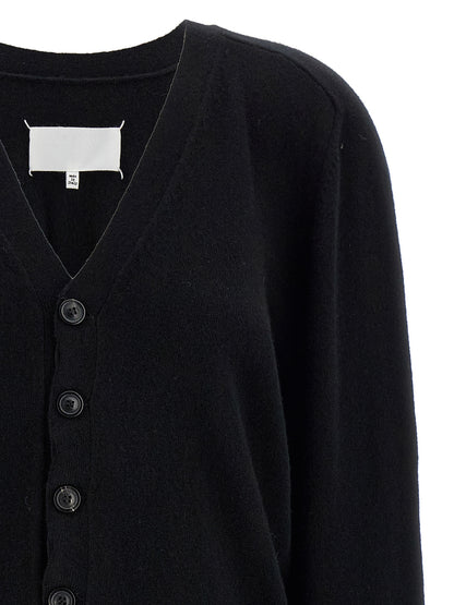 Maison Margiela Black Wool Cardigan
