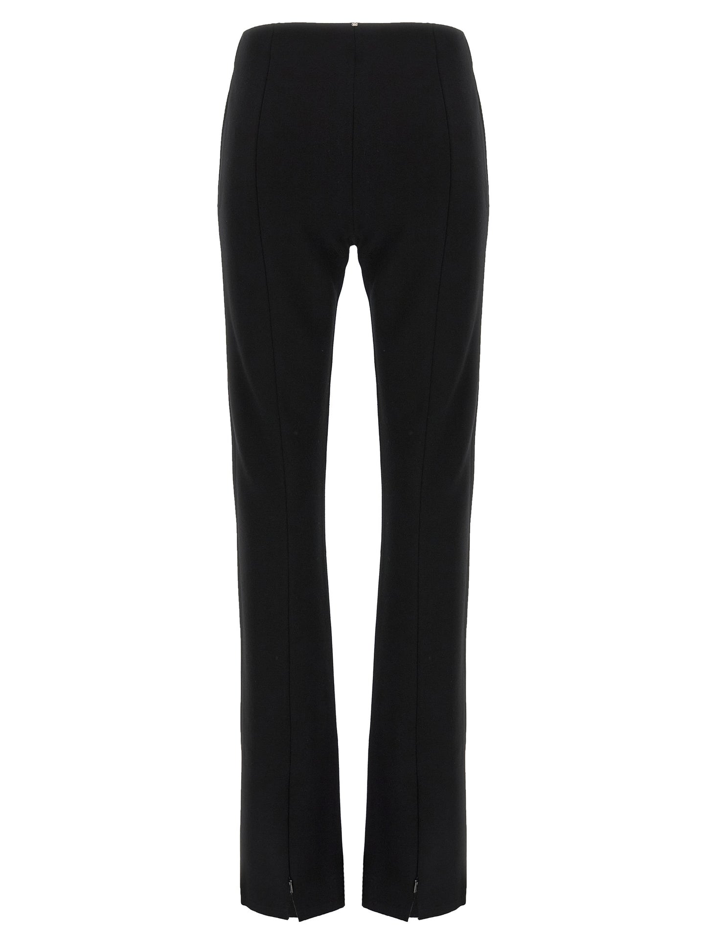 Sportmax Black Viscose Casual Pants