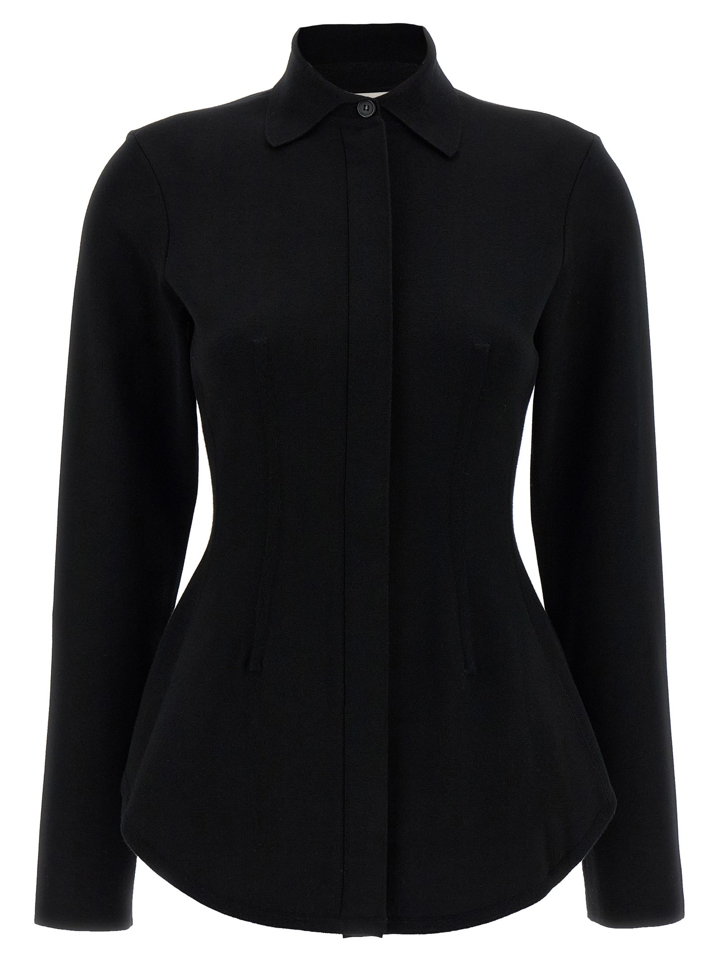 Sportmax Black Viscose Blouse