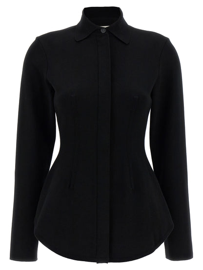 Sportmax Black Viscose Blouse