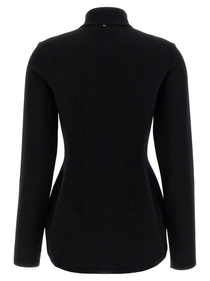 Sportmax Black Viscose Blouse