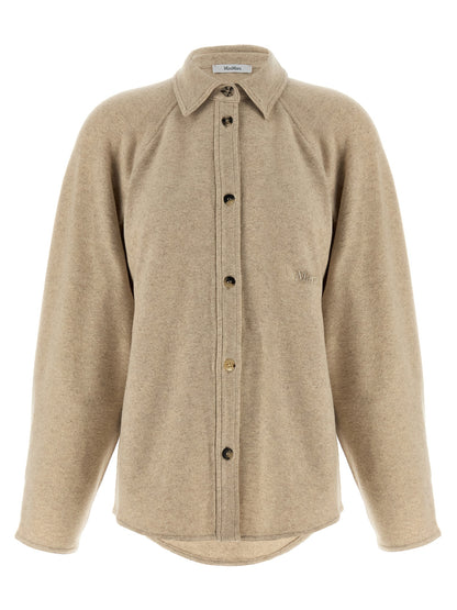 Max Mara Beige Cashmere Blouse