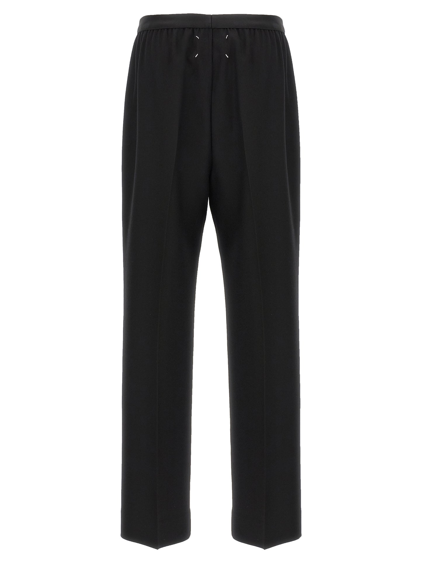 Maison Margiela Black Virgin Wool Casual Pants