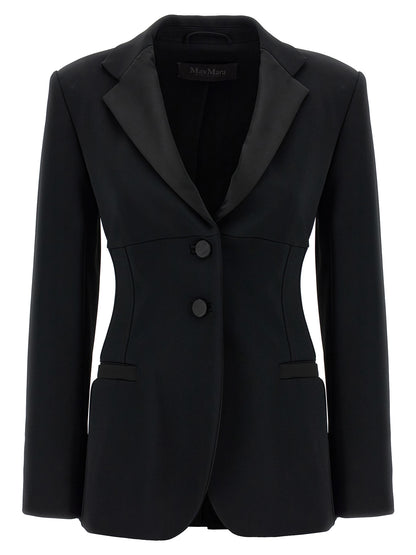 Max Mara Black Viscose Blazer