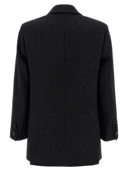 Max Mara Black Virgin Wool Blazer