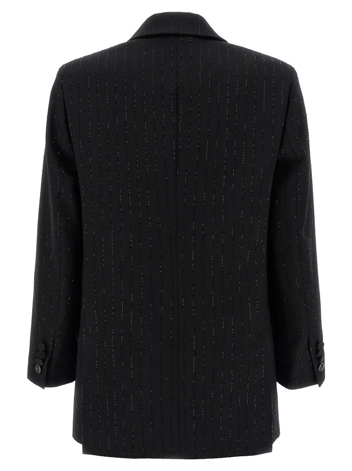Max Mara Black Virgin Wool Blazer