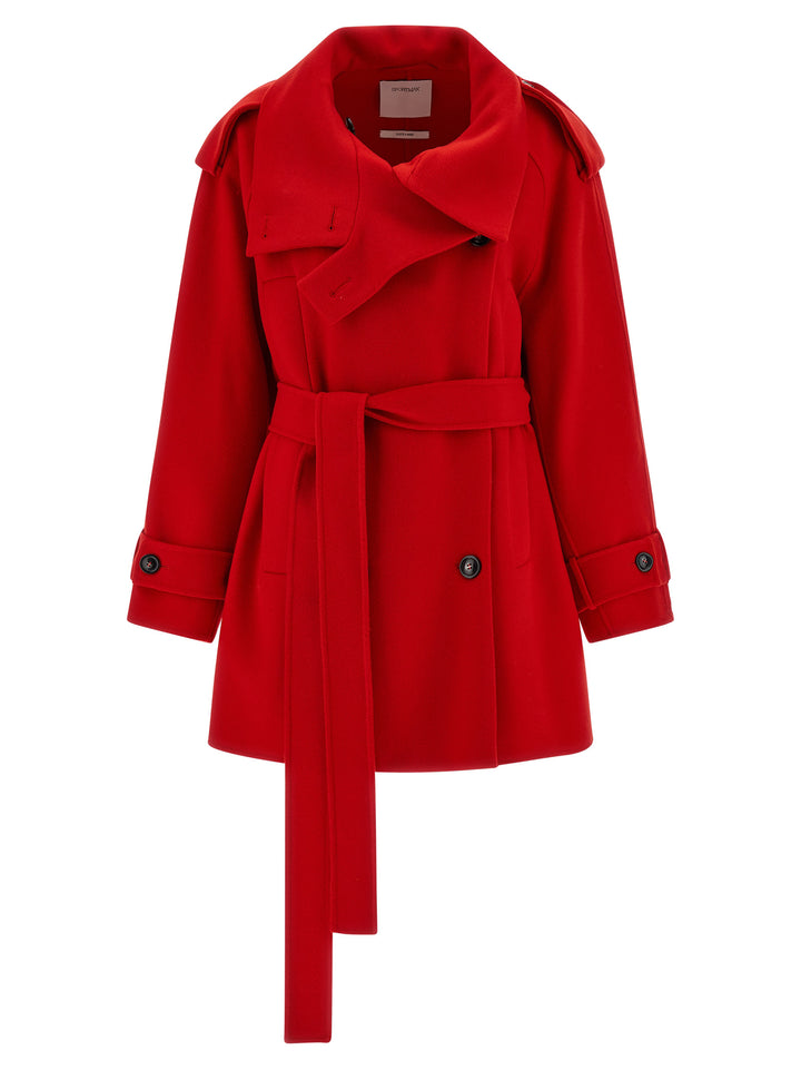 Sportmax Multicolor Virgin Wool Coat