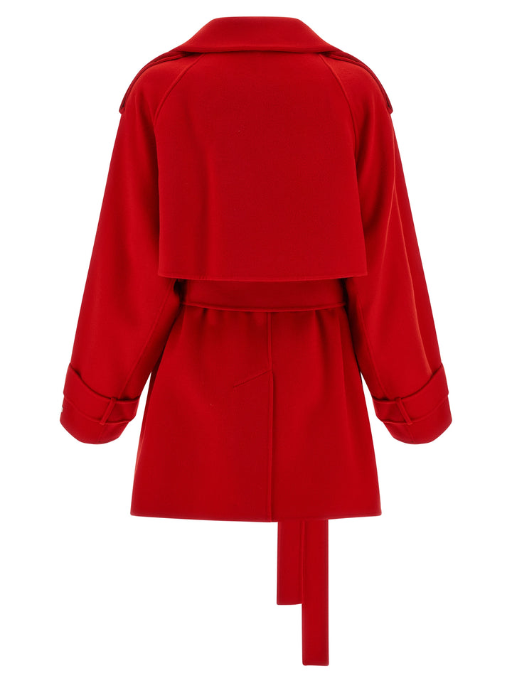 Sportmax Multicolor Virgin Wool Coat