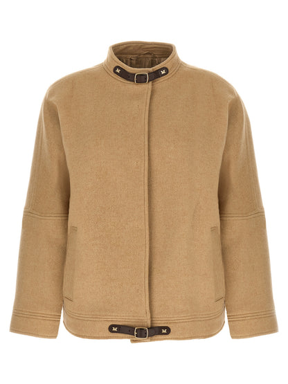 Max Mara Beige Cashmere Bomber