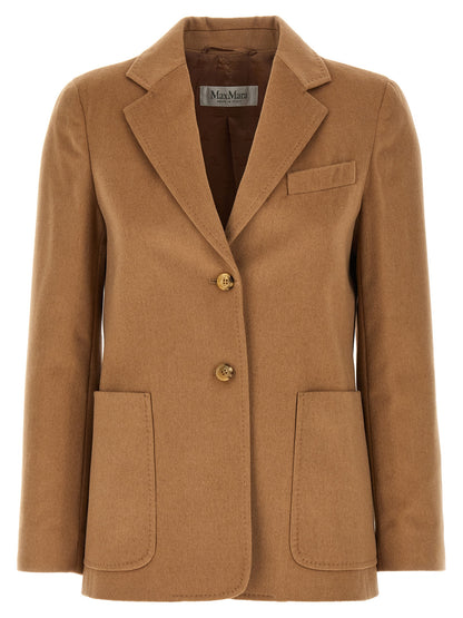 Max Mara Beige Wool Blazer