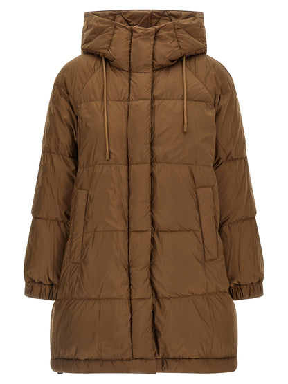 Max Mara Brown Polyester Parka