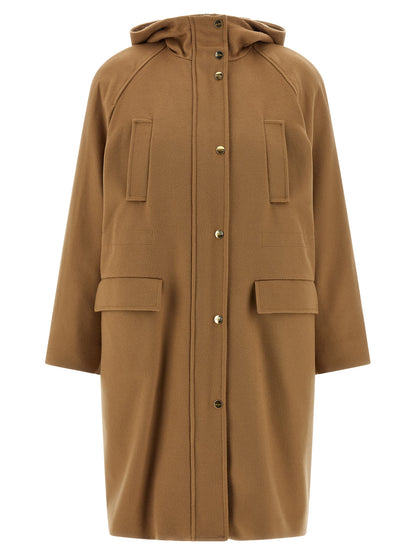 Max Mara Beige Polyamide Parka