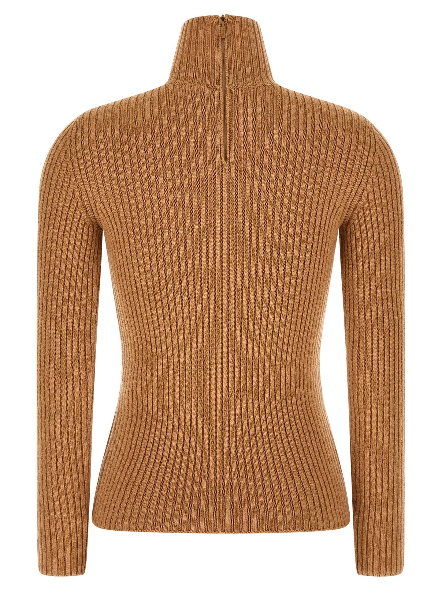 Max Mara Beige Wool Cardigan