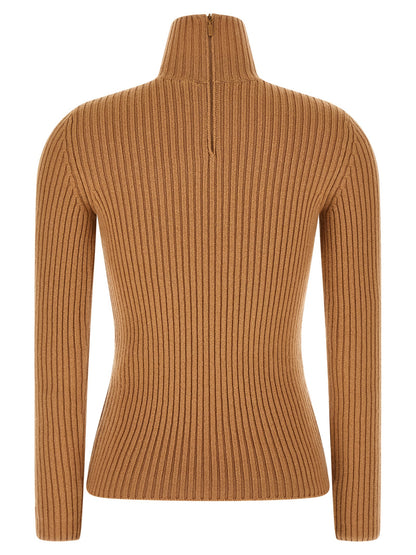 Max Mara Beige Wool Cardigan