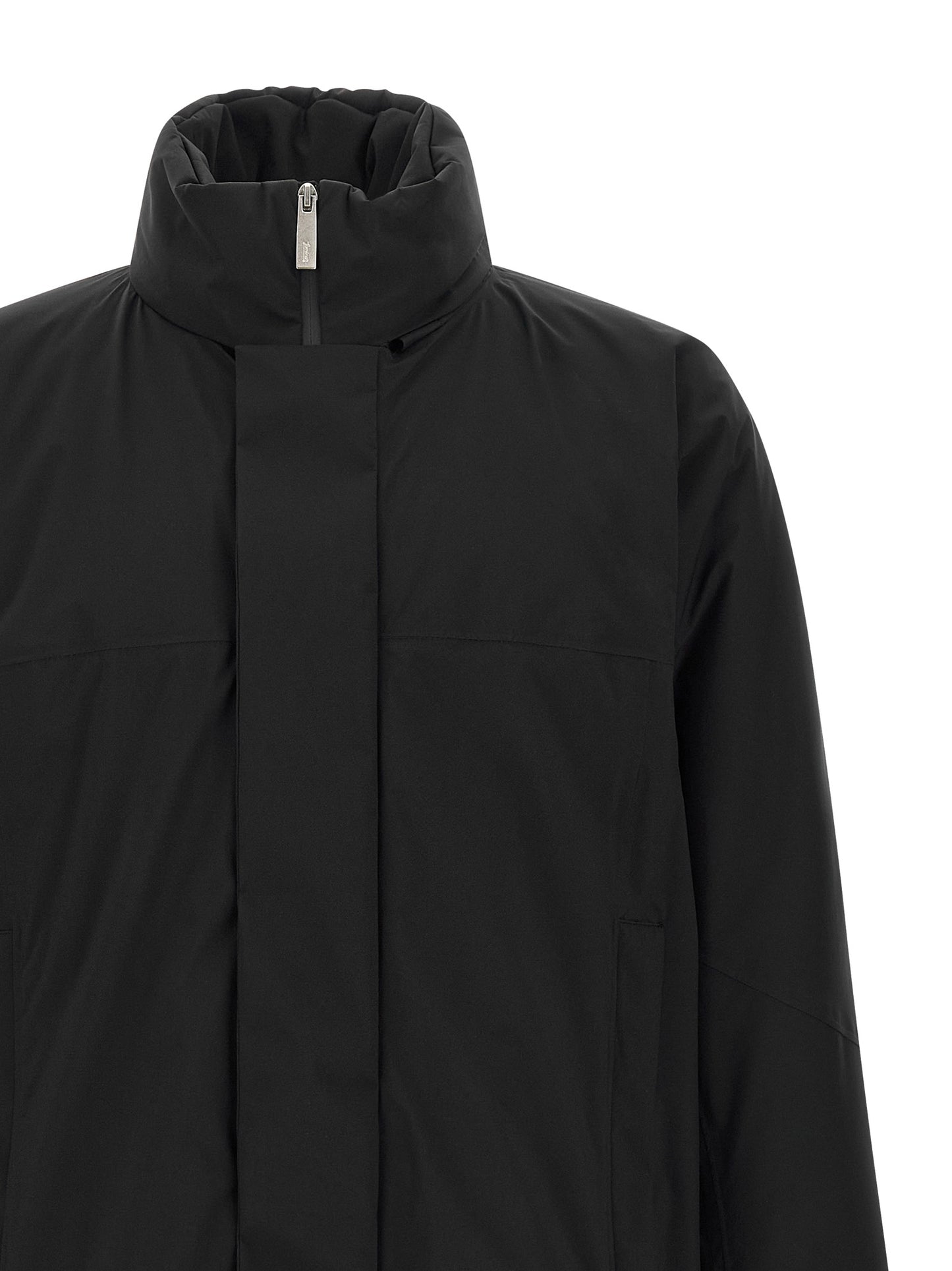 LAMINAR Black Polyamide Shell Jacket