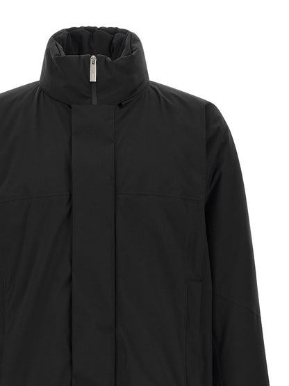 LAMINAR Black Polyamide Shell Jacket