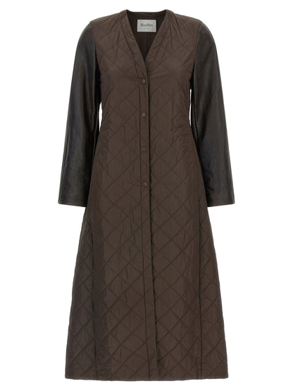 Max Mara Brown Polyamide Coat