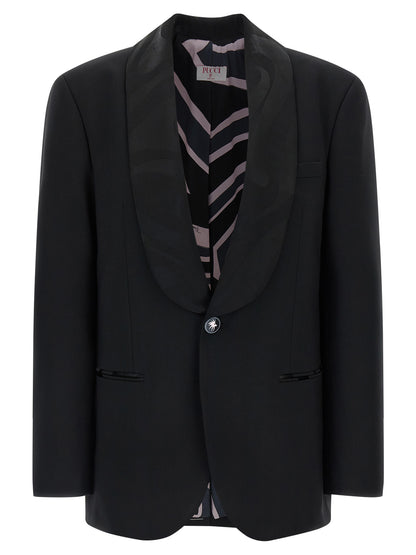 Emilio Pucci Black Virgin Wool Blazer