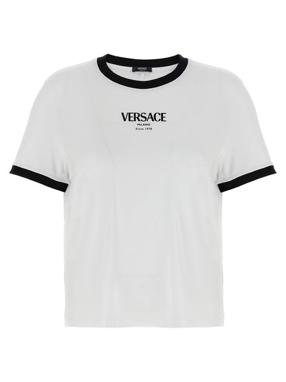 Versace Bicolor Viscose T-Shirt