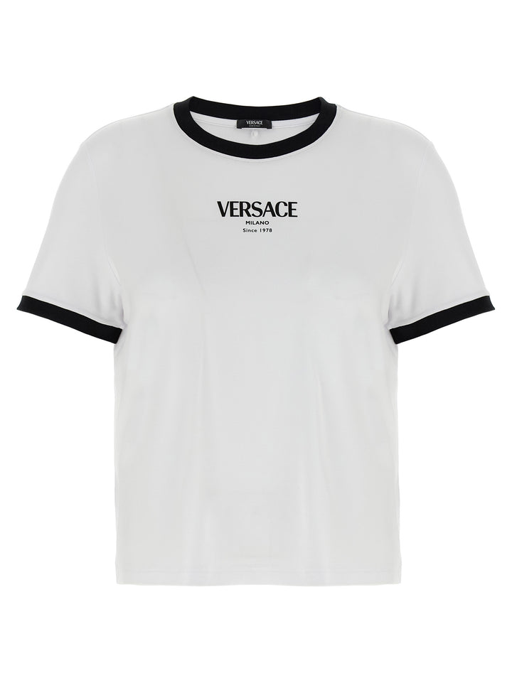 Versace Bicolor Viscose T-Shirt