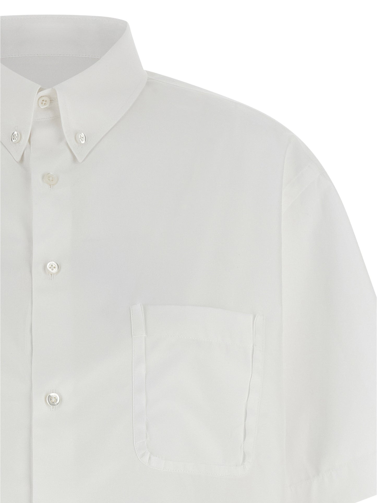 Maison Margiela White Cotton Blouse