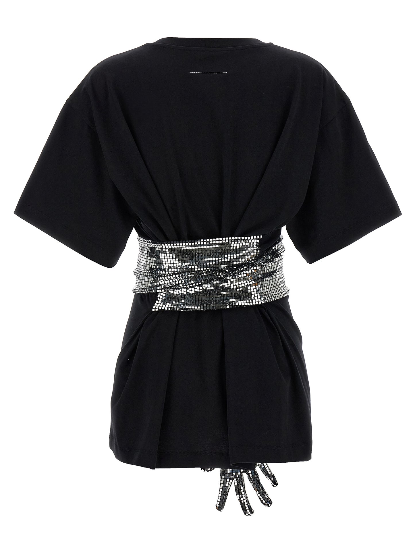 MM6 Maison Margiela Black Cotton T-Shirt