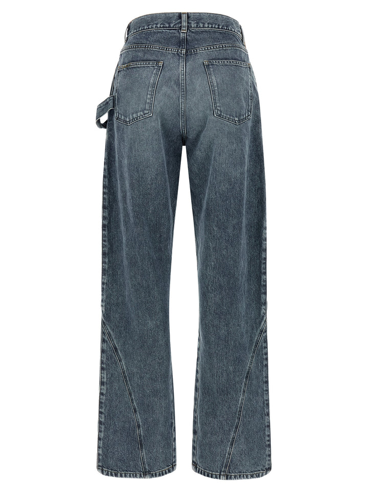J.W.Anderson Blue Cotton Jeans Denim