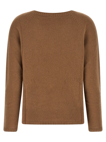 'S Max Mara Brown Wool Cardigan