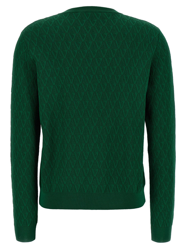 Versace Bicolor Viscose Cardigan