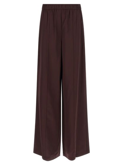 Tory Burch Bordeaux Viscose Casual Pants