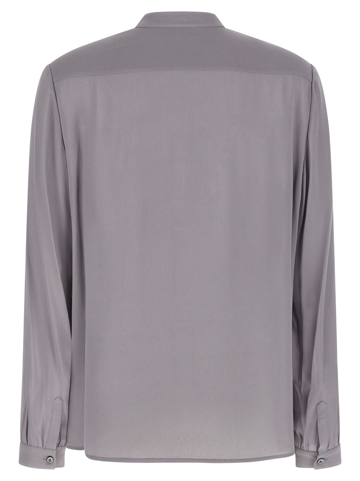 Tory Burch Gray Viscose Blouse