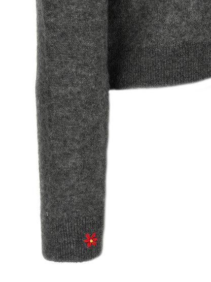 Tory Burch Gray Cashmere Cardigan
