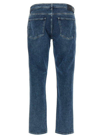 Hugo Boss Blue Cotton Skinny Jeans