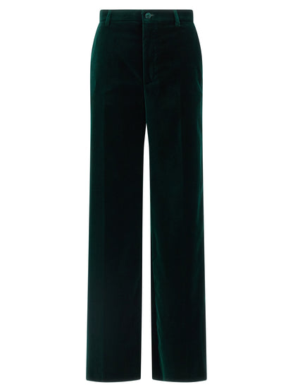 Gucci Bicolor Cotton Casual Pants