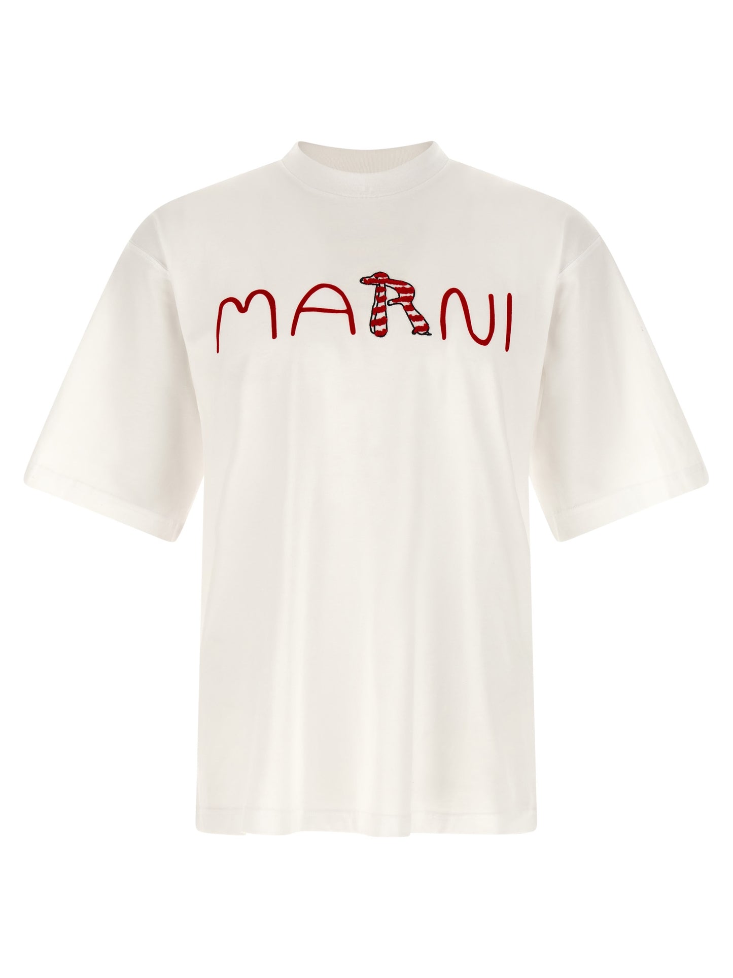 Marni White Cotton T-Shirt
