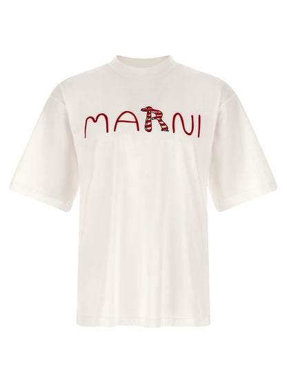 Marni White Cotton T-Shirt