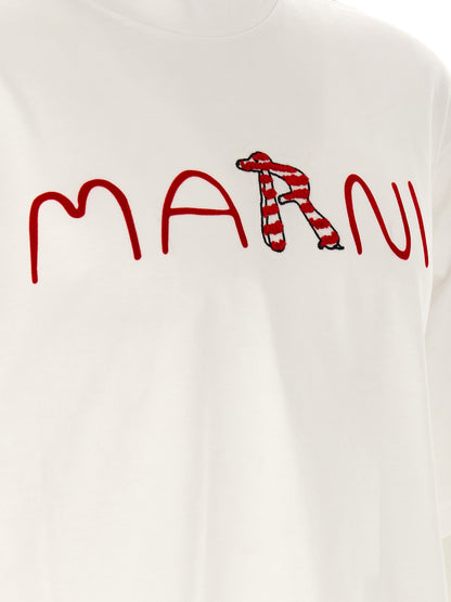 Marni White Cotton T-Shirt