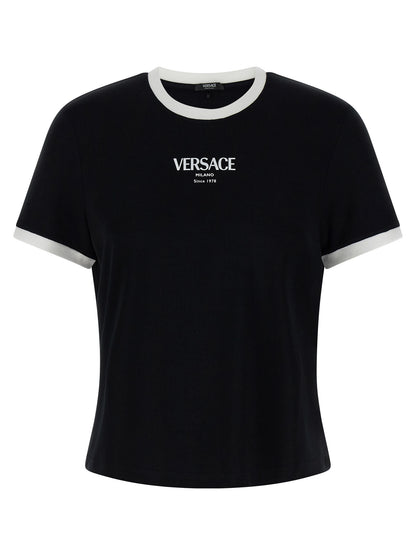 Versace Bicolor Viscose T-Shirt