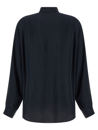 Fabiana Filippi Blue Acetate Blouse