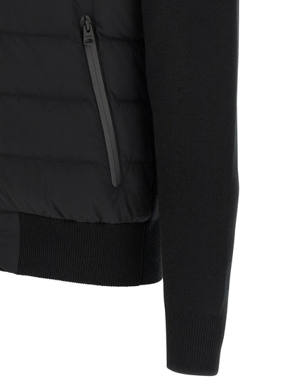 Mackage Blue Nylon Cardigan