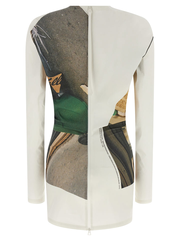 Issey Miyake White Polyamide Cardigan