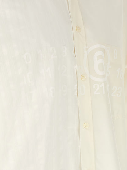 MM6 Maison Margiela White Cotton Blouse