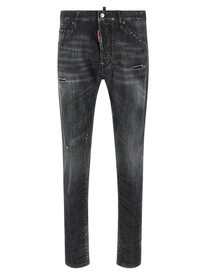 Dsquared² Black Cotton Jeans Denim