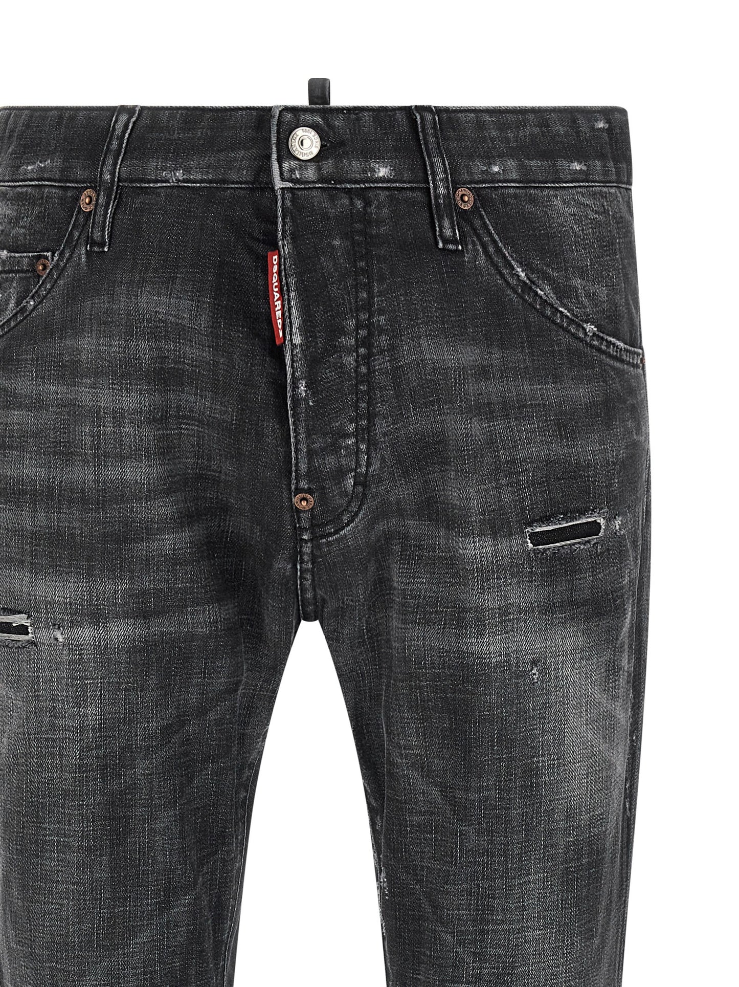 Dsquared² Black Cotton Jeans Denim