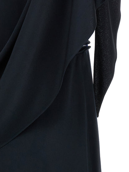Fabiana Filippi Blue Viscose Midi Dress