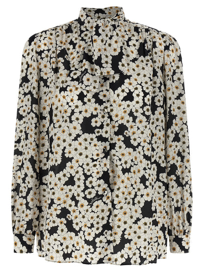Valentino Garavani Bicolor Silk Blouse
