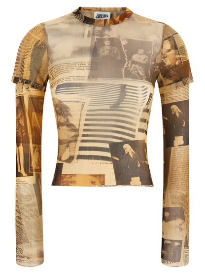 Jean Paul Gaultier Multicolor Polyamide T-Shirt