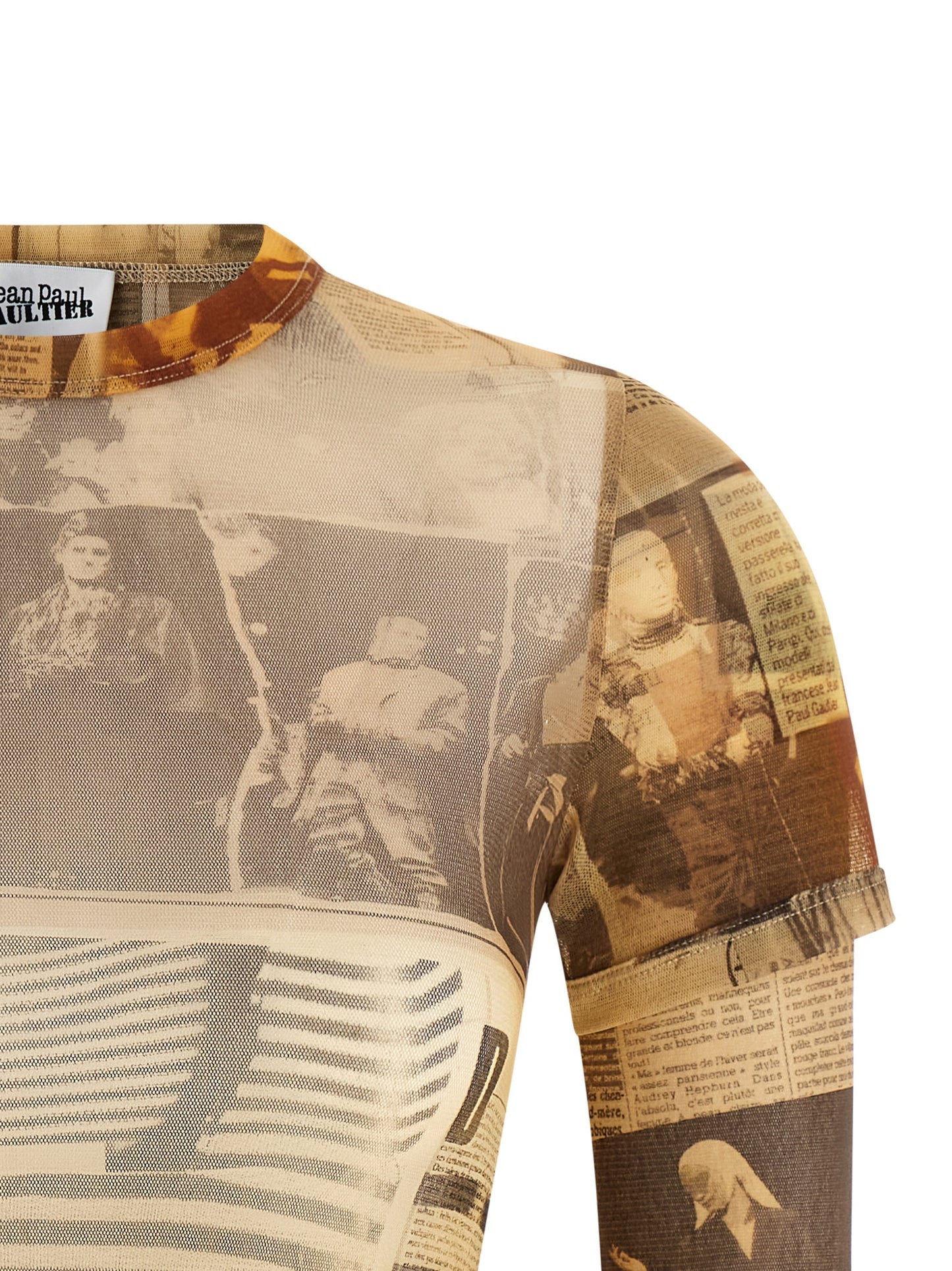 Jean Paul Gaultier Multicolor Polyamide T-Shirt