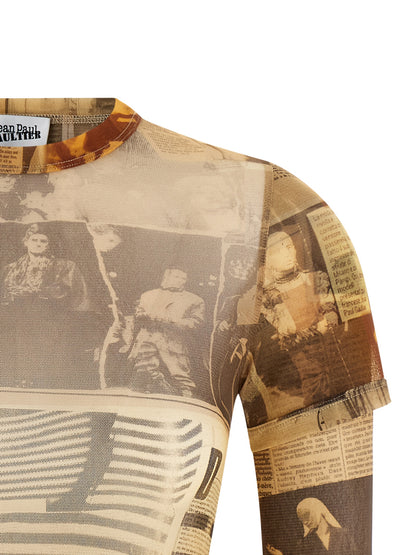 Jean Paul Gaultier Multicolor Polyamide T-Shirt